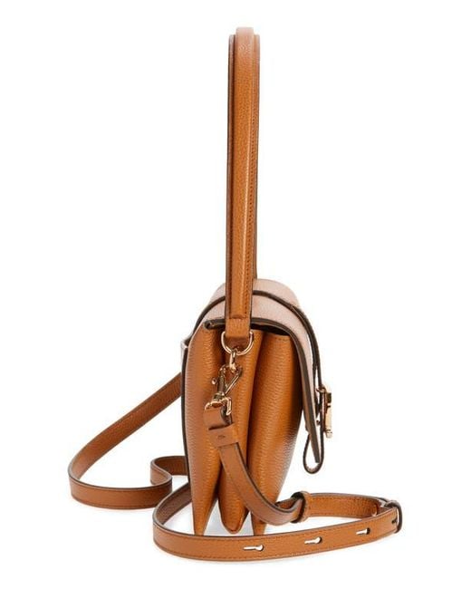 Tod's Brown Mini T Timeless Leather Shoulder Bag