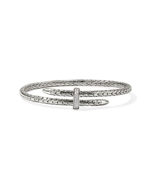 John Hardy Metallic Spear Bangle, 4Mm