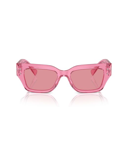 Dolce & Gabbana Pink 52mm Cat Eye Sunglasses for men