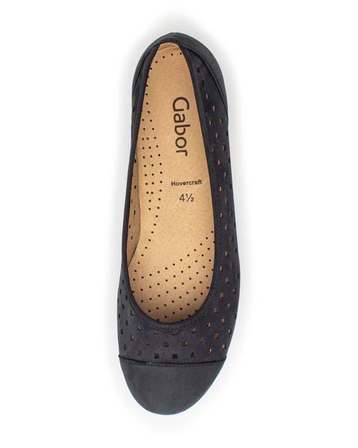 Gabor Black 44.169 Ballet Flat
