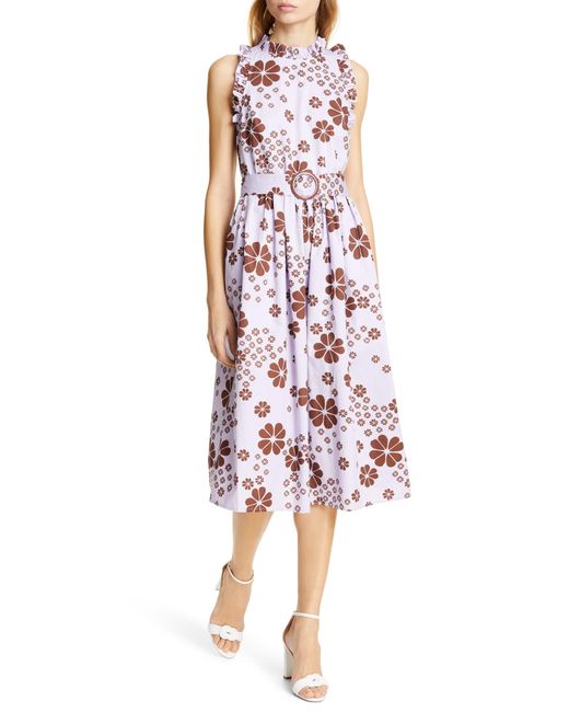 Flora spade cheap midi dress