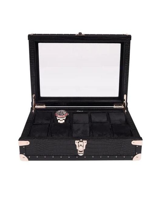 Rapport Black Brompton Optic Ten Watch Box for men