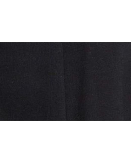 Wayf Black Cynthia Button-Through Midi Skirt