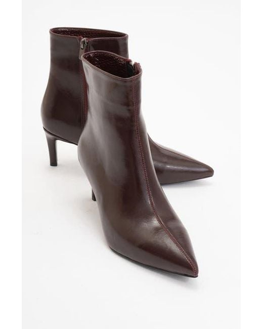 Prologue Shoes Brown Noya Stiletto Boot