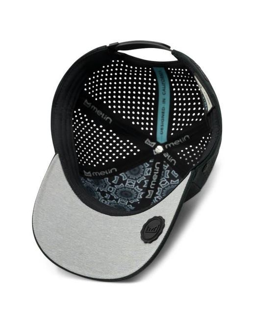 Melin Black Hydrolite A-Game Performance Snapback Hat for men