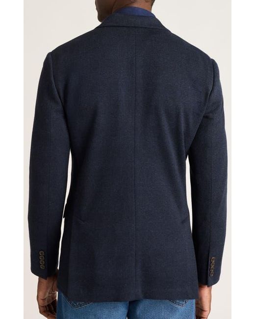 Bonobos Blue Jetsetter Slim Fit Knit Wool Blend Sport Coat for men
