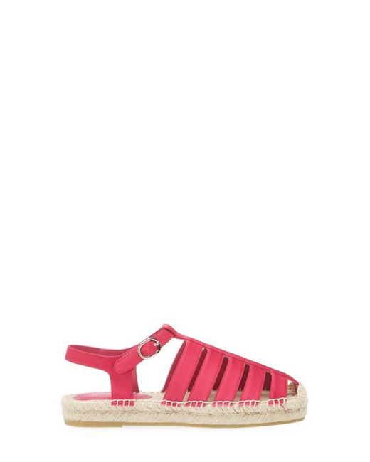 Jeffrey Campbell Pink Tan Lines Espadrille Fisherman Sandal