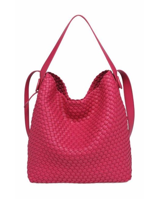 Moda Luxe Red Edith Hobo Bag