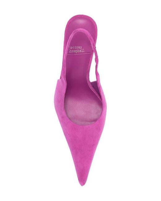 Jeffrey Campbell Pink You Wish Slingback Pointed Toe Pump
