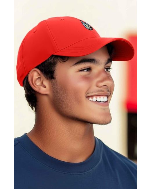 Alix Red Fire Dad Hat for men