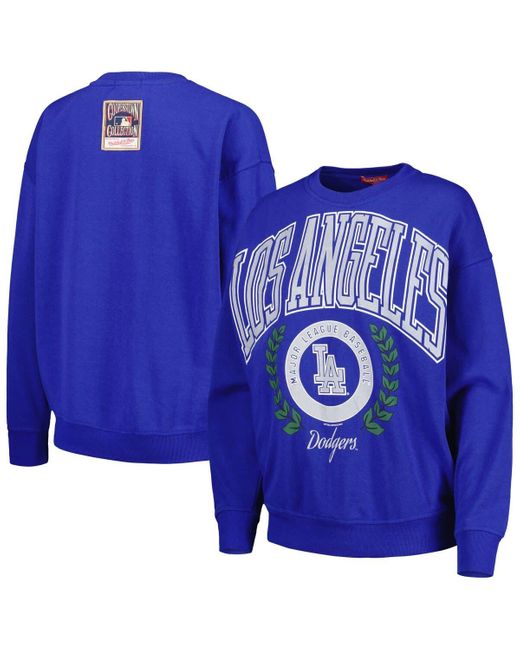 Mitchell & Ness Los Angeles Dodgers Logo Lt 2.0 Pullover Sweatshirt At ...