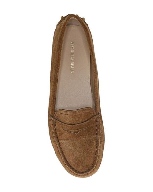 Veronica Beard Brown Jia Driving Loafer