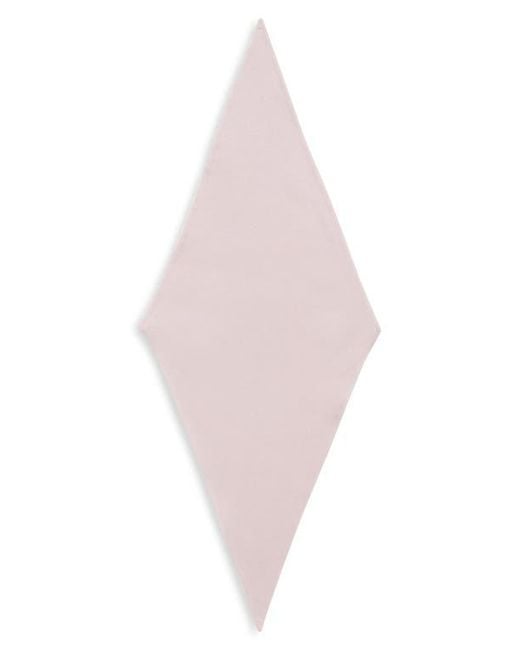 Rier Pink Losange Wool Scarf