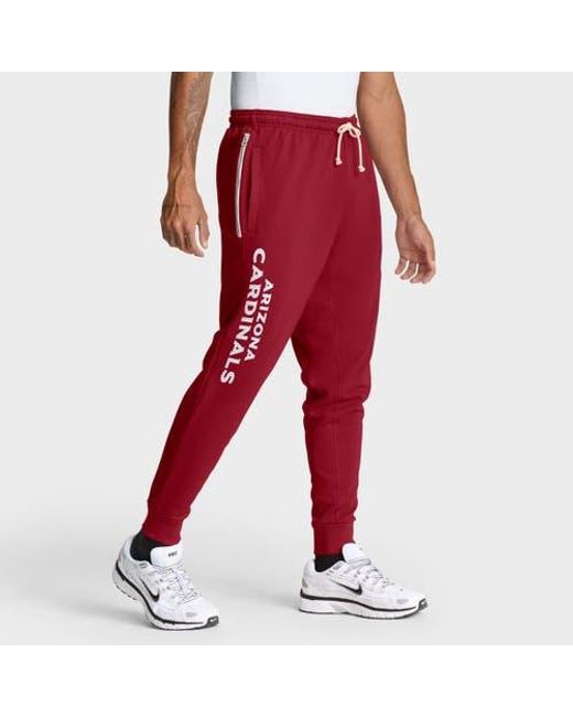 Nike Red Arizona Cardinals Sideline Standard Issue Ground Game Dri-Fit Taper Pants for men