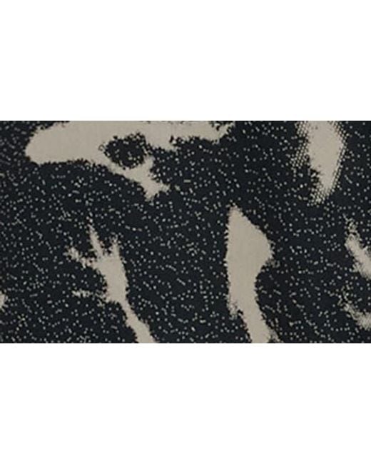 John Varvatos Black Ross Abstract Button-Up Shirt for men