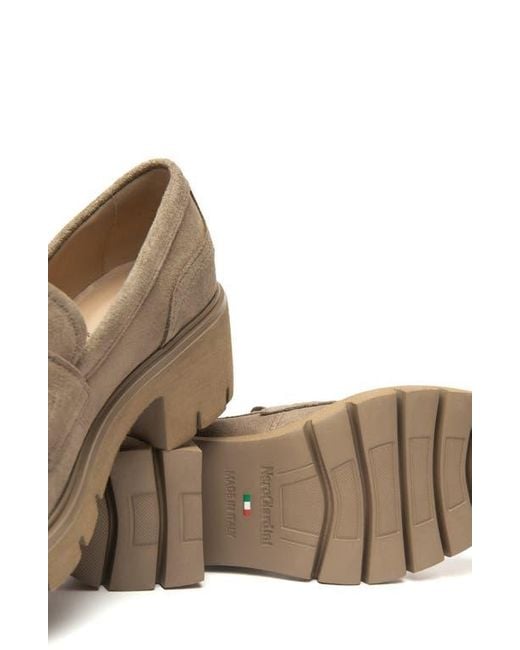 Nero Giardini Gray Lug Sole Loafer