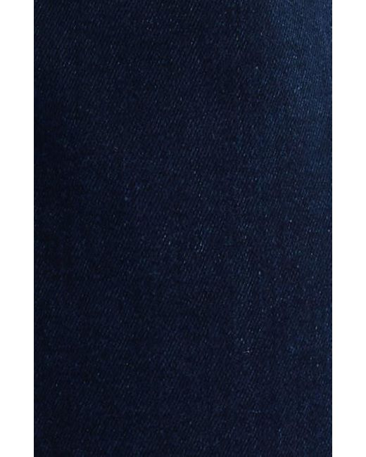Mavi Blue Matt Relaxed Straight Leg Jeans for men