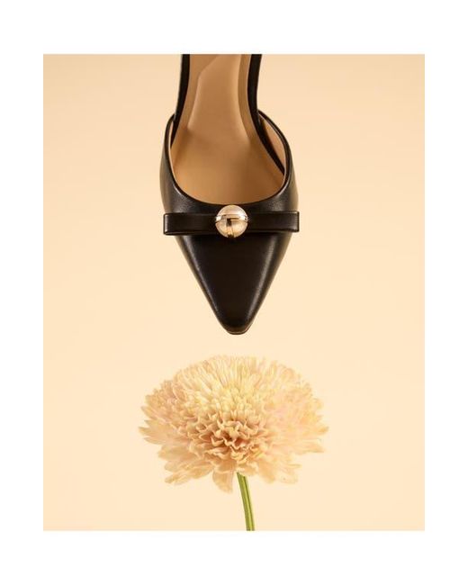 Ted Baker Black Sienna Slingback Pointed Toe Pump