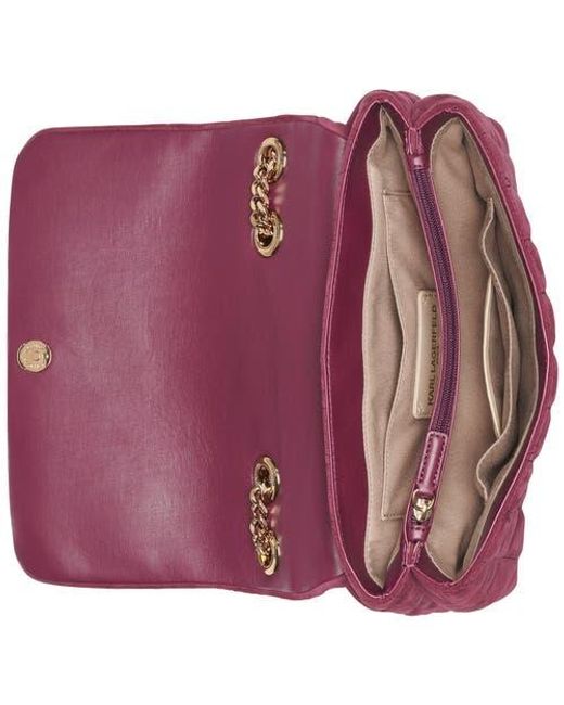 Karl Lagerfeld Purple Lafayette Shoulder