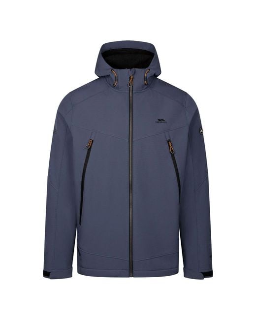 Trespass Blue Hubbard Soft Shell Jacket for men