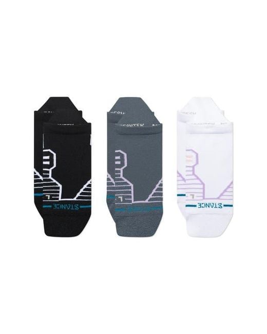 Stance Black Assorted 3-Pack Ankle Socks