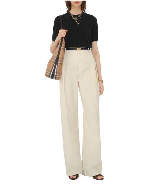 Burberry Black Cashmere Blend Top