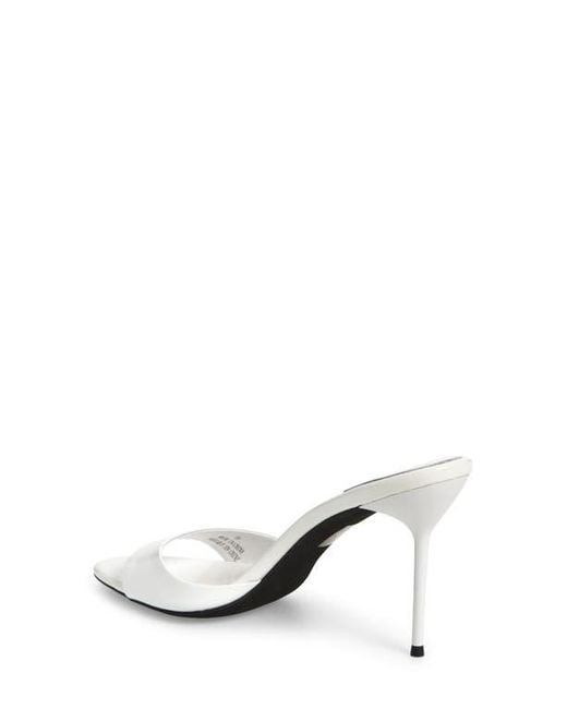 Jeffrey Campbell White Ce-Soire Slide Sandal