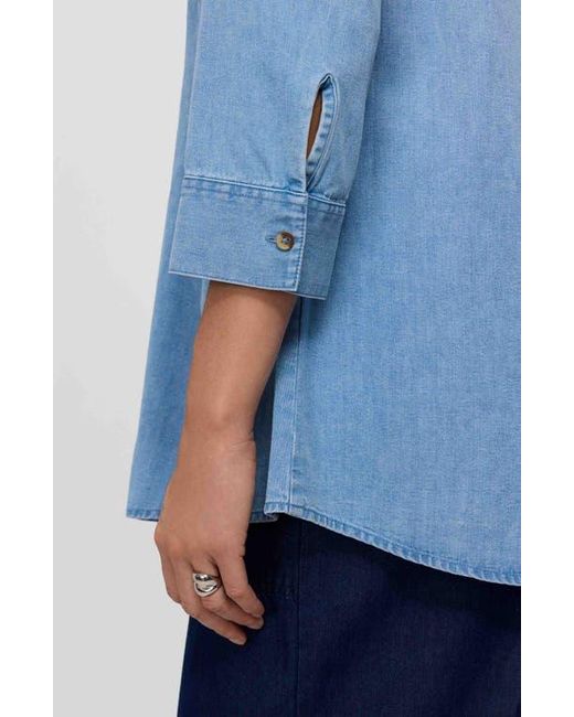 Foxcroft Blue Cici Denim Tunic