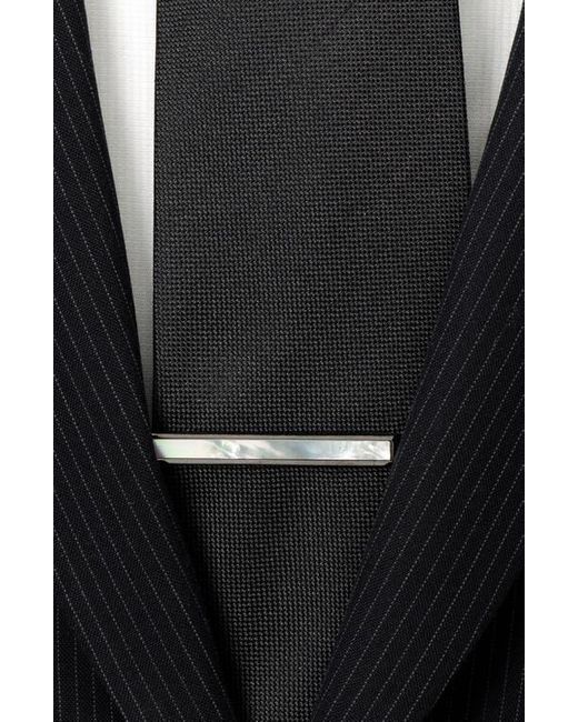 Cufflinks Inc. Brown Mother-Of-Pearl Inlaid Tie Clip for men