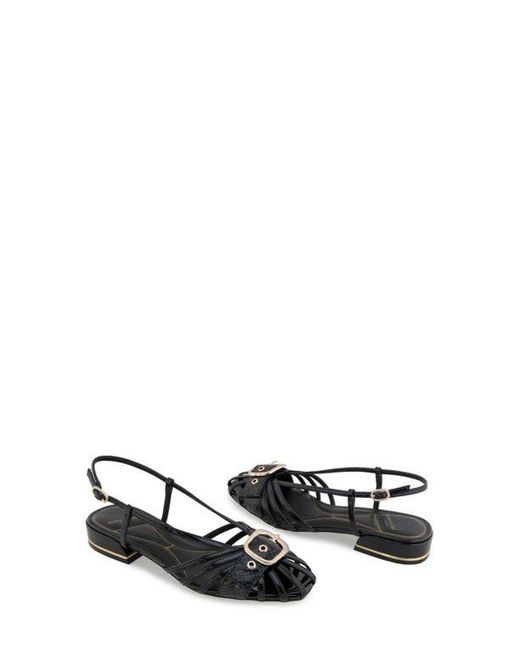 Kenneth Cole Black Farrah Slingback Sandal