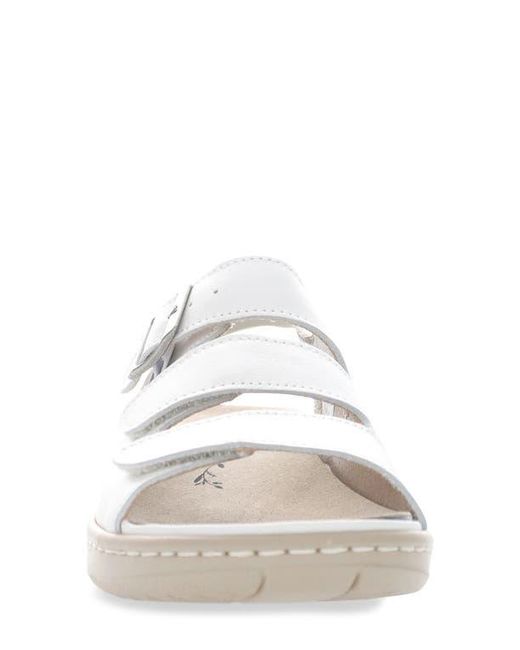 Propet White Breezy Walker Sandal