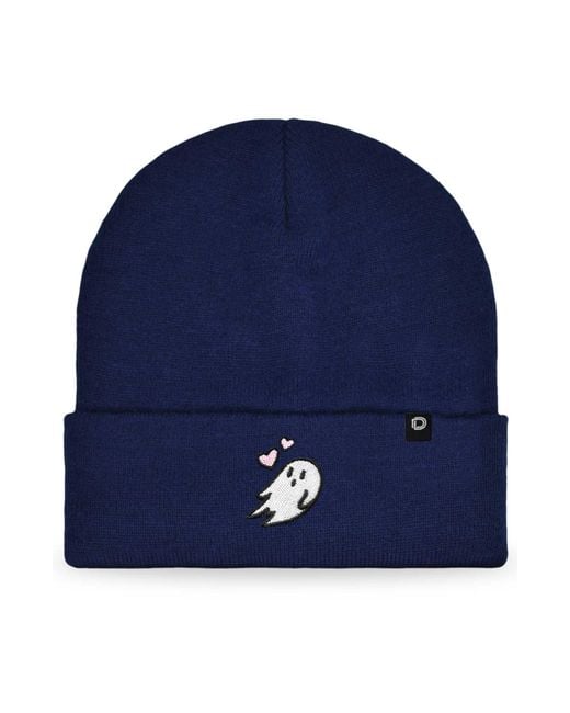 Alix Blue Heartly Ghost Beanie