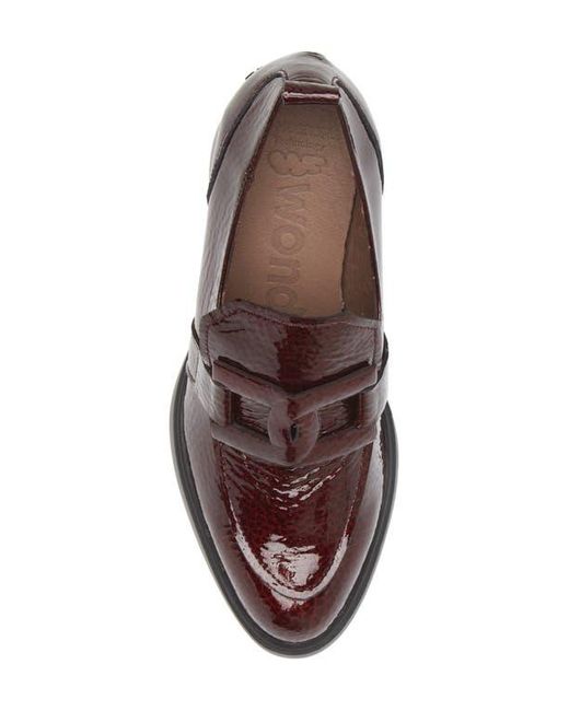 Wonders Brown Loafer Pump