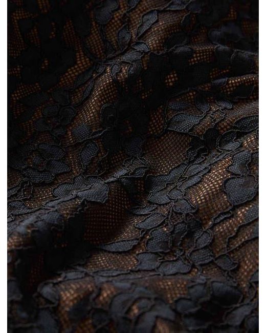 MICHAEL Michael Kors Black Lace Up Cross Back One Piece
