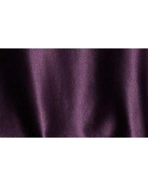 Altuzarra Purple Evinka Long Sleeve Silk Satin Dress