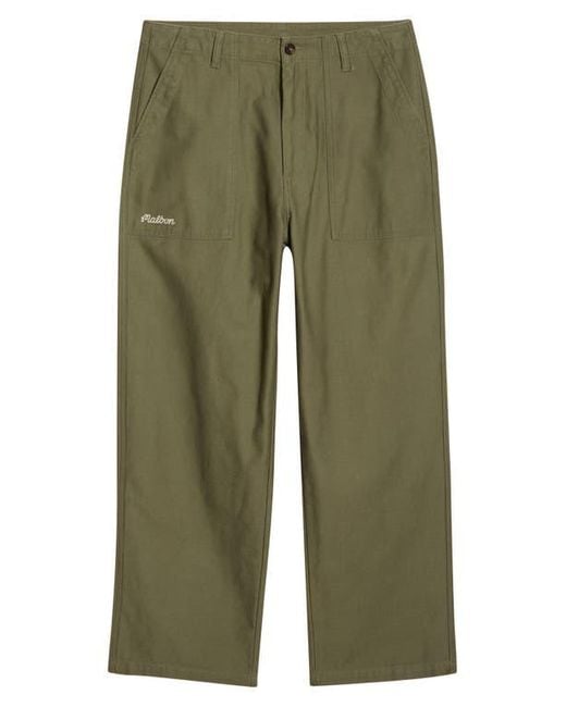 Malbon Golf Green Braxton Straight Leg Pants for men