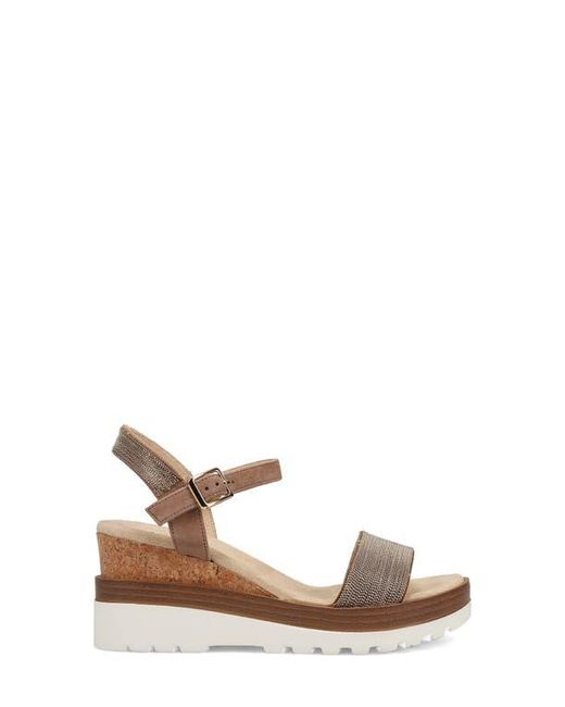 Vaneli Metallic Cedra Platform Wedge Sandal