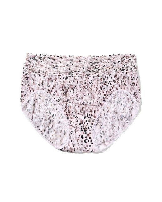 Hanky Panky Brown Print Lace Briefs
