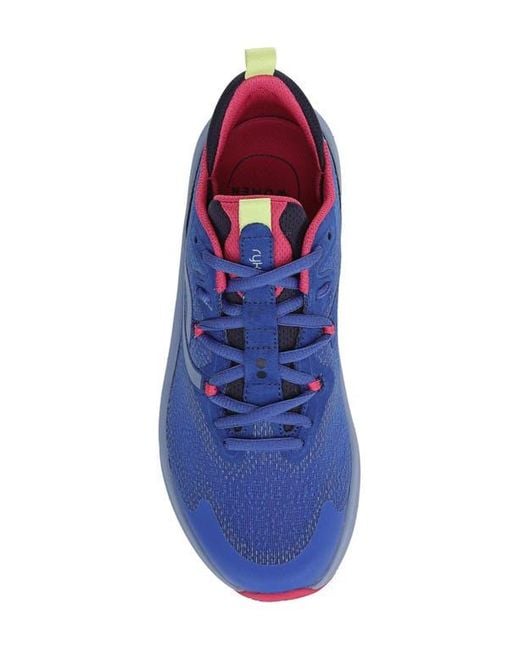 Ryka Blue Never Quit 2 Training Sneaker