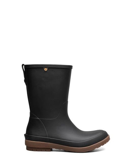 Bogs Black Amanda Ii Waterproof Rain Boot