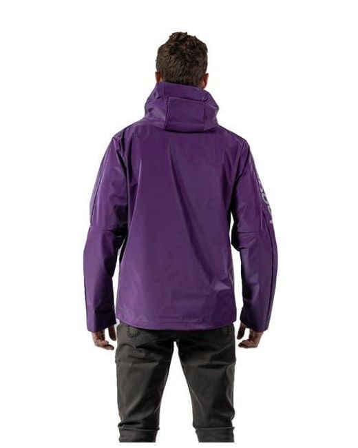 Woodpecker Purple Wind Rain Shell Jacket for men