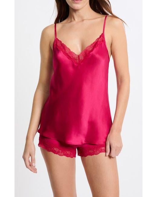 Etam Red Milky Silk Camisole