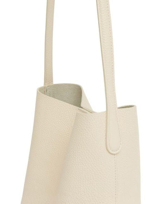 Mansur Gavriel White Small Everyday Cabas Leather Tote