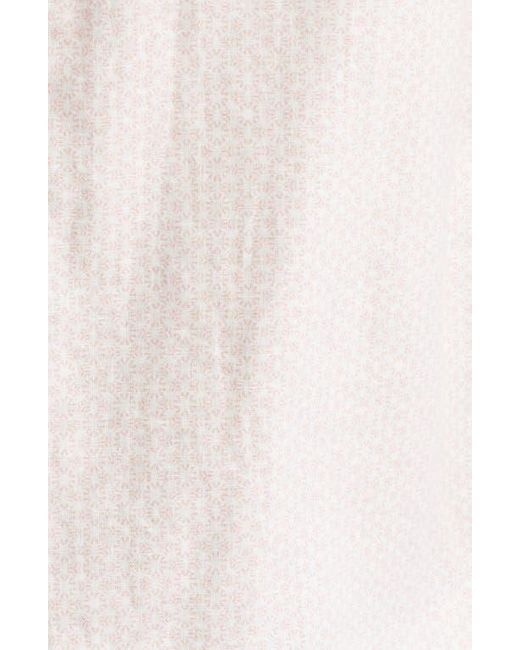 Rails White Carson Short Sleeve Stretch Linen Blend Button-Up Shirt for men