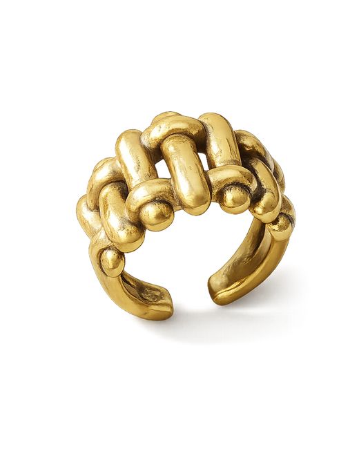 Kellery Metallic Chunky Link Ring