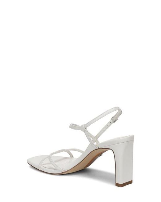 Sam Edelman White Elissa Slingback Sandal