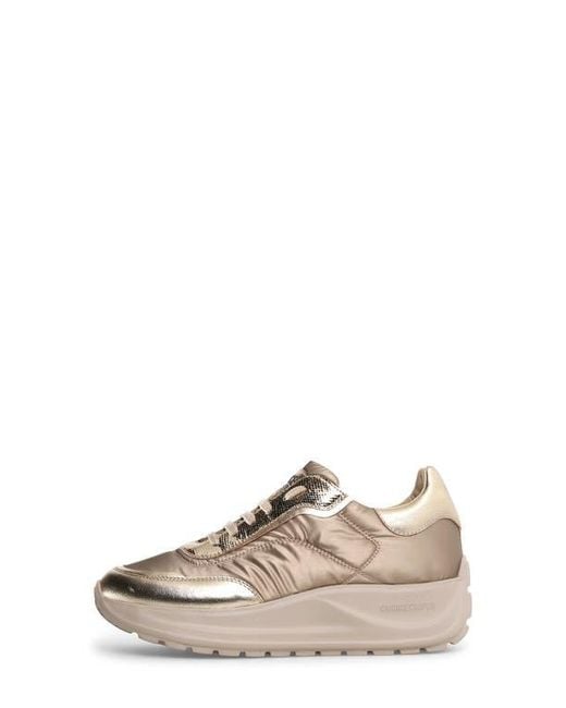 Candice Cooper Natural Spark Platform Sneaker