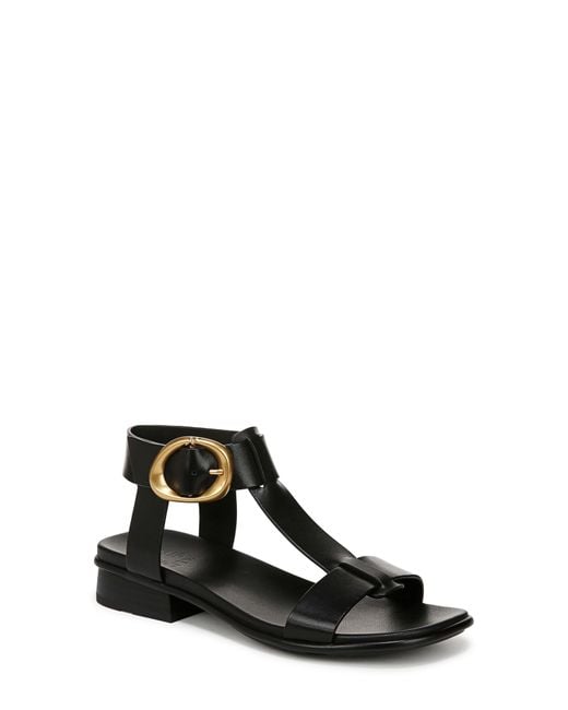 Naturalizer Black Brandy T-Strap Sandal
