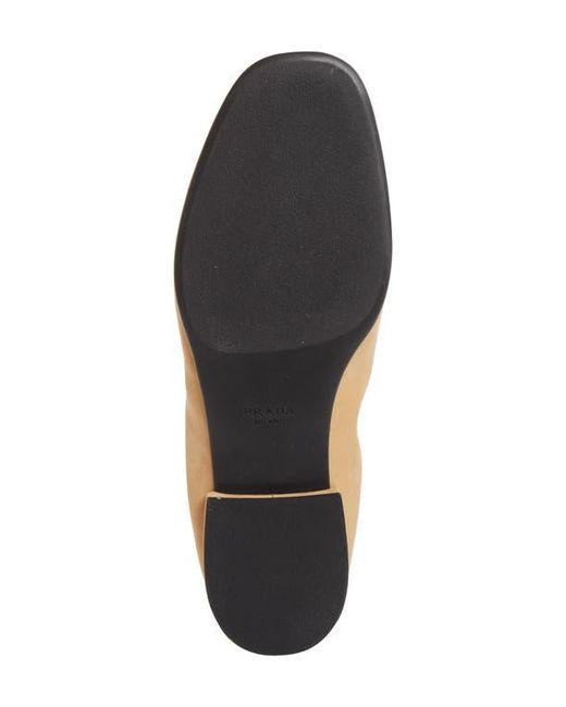 Prada Natural Shuffle Penny Loafer