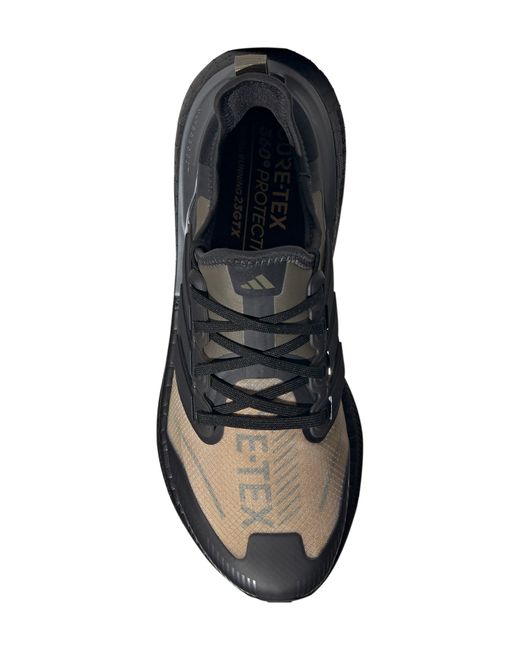 adidas Ultraboost Light Gore-tex Waterproof Running Shoe in Black for Men |  Lyst